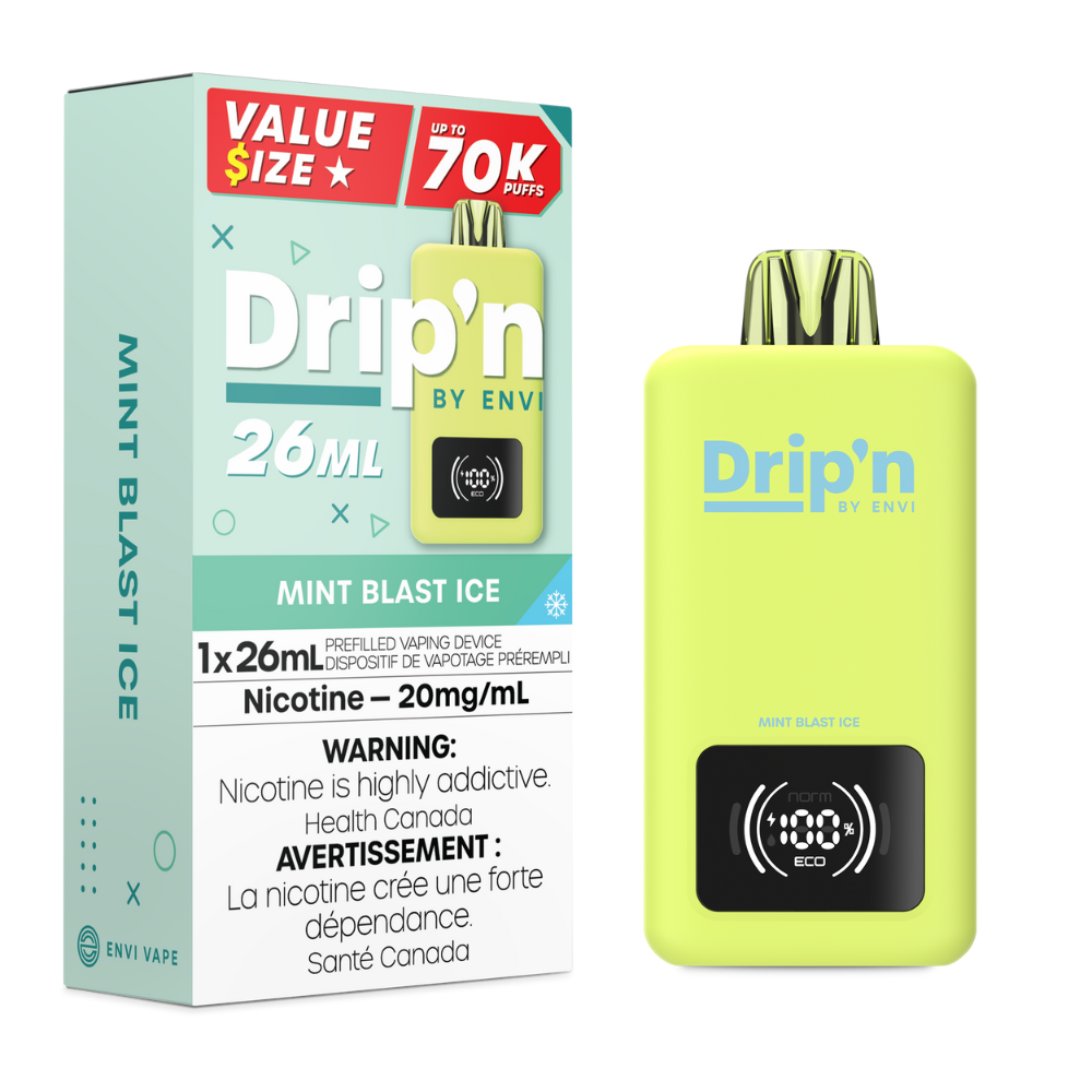 Dripn By Envi 70K Disposable Vape - Mint Blast Ice (26mL)