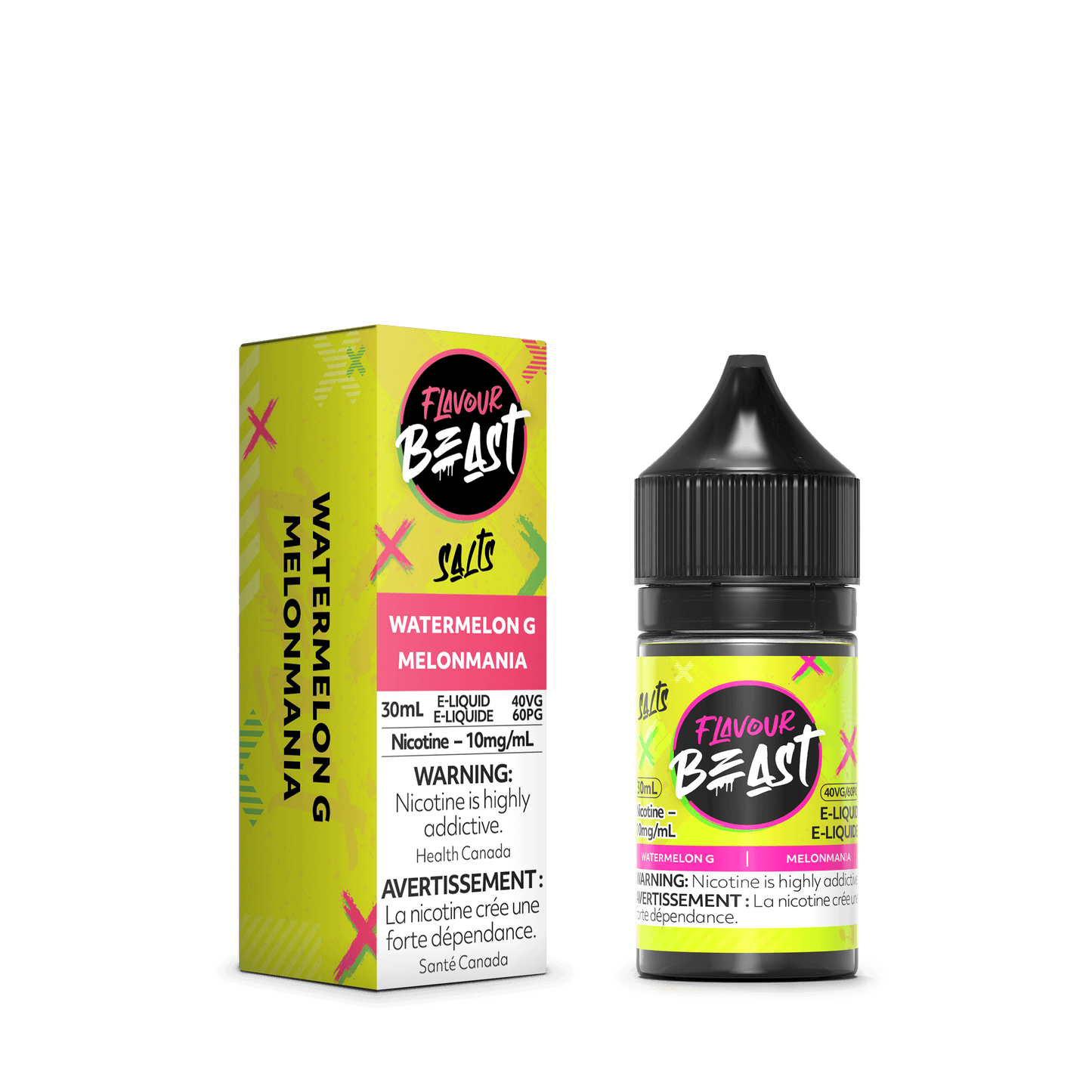 Flavour Beast ICE Salt Nic Vape Juice - Watermelon G (30ml)