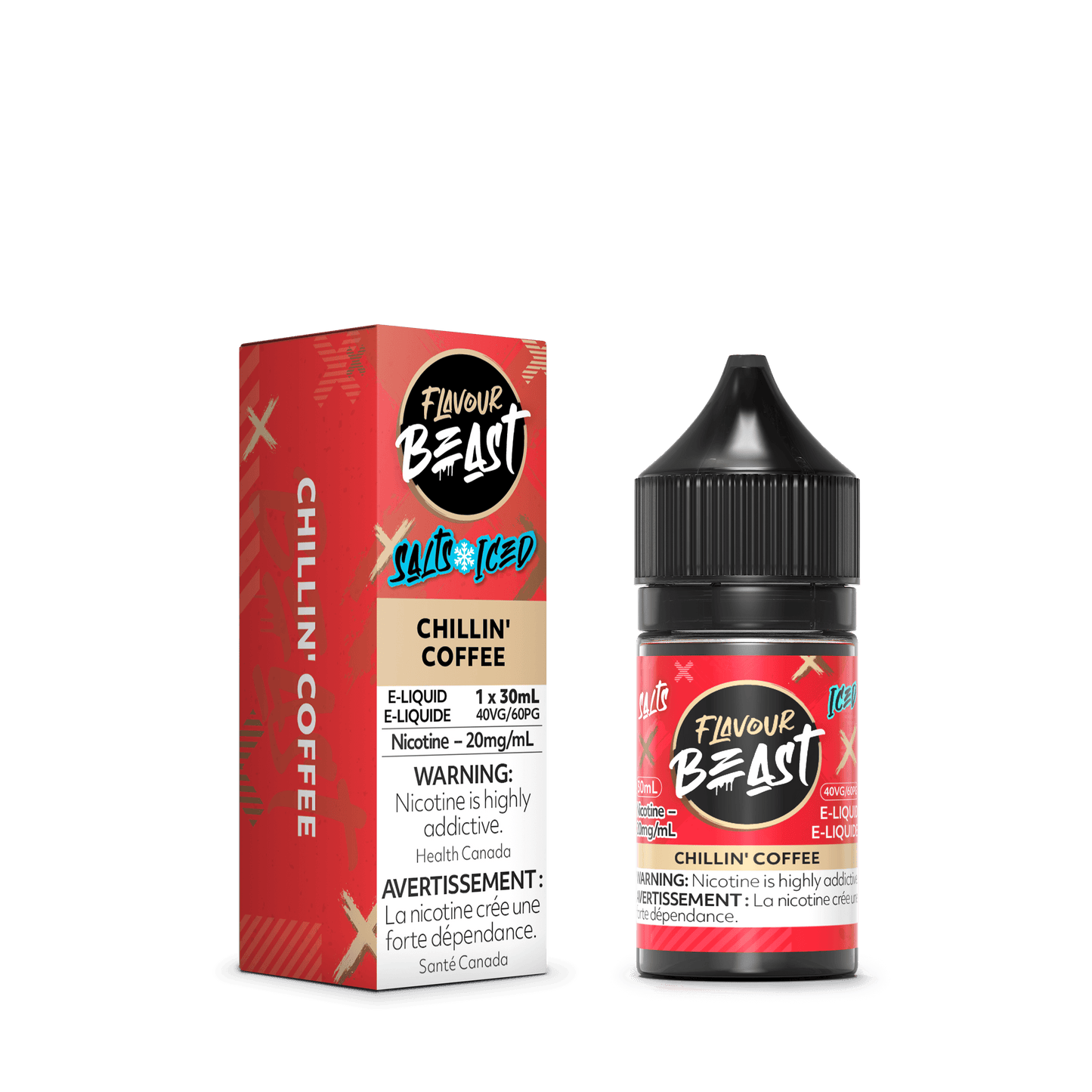 Flavour Beast ICE Salt Nic Vape Juice - Chillin' Coffee Iced (30ml)