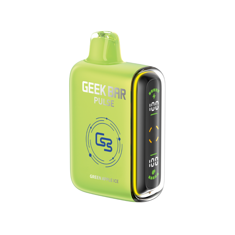 Geek Bar Pulse 9K Disposable Vape - Green Apple Ice