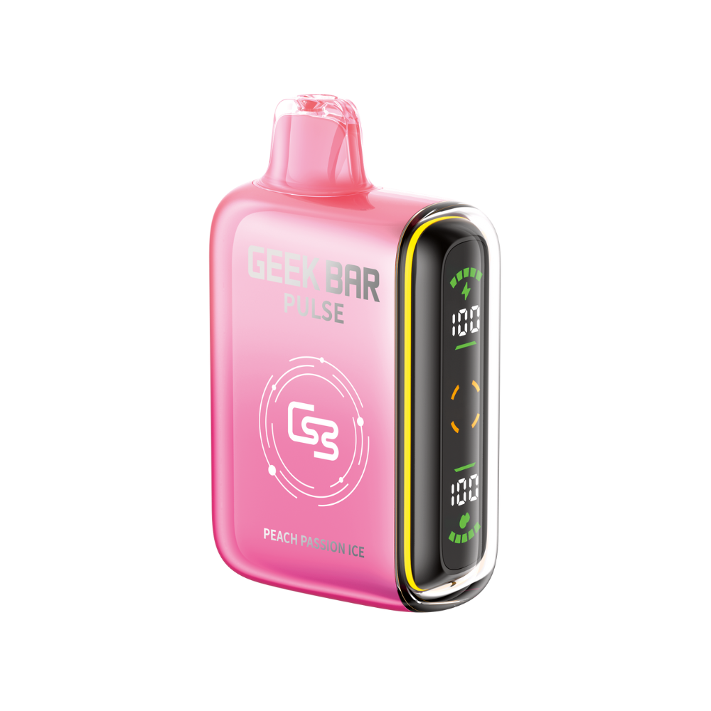Geek Bar Pulse 9K Disposable Vape - Peach Passion Ice