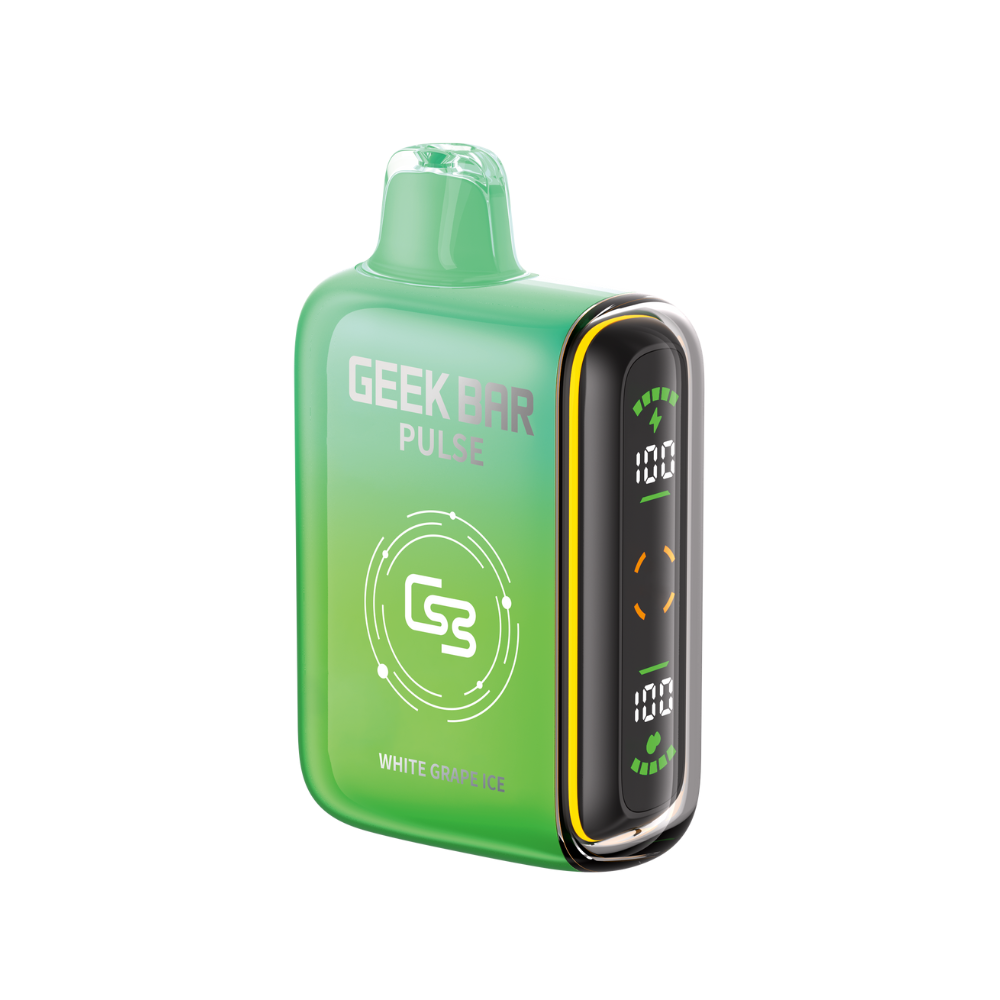 Geek Bar Pulse 9K Disposable Vape - White Grape Ice