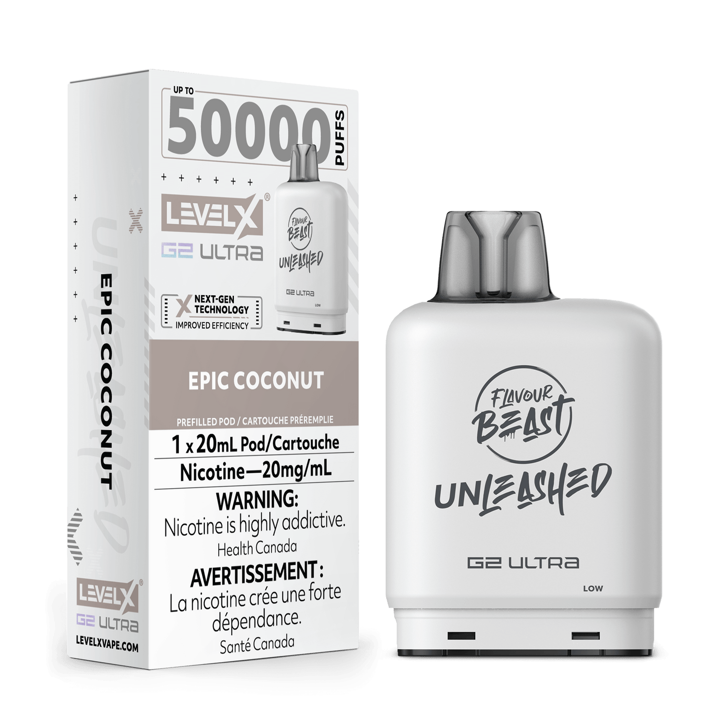 Level X Flavour Beast Unleashed G2 Ultra- Epic Coconut