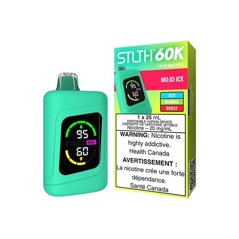 STLTH 60K Disposable Vape (25mL) - Mojo Ice