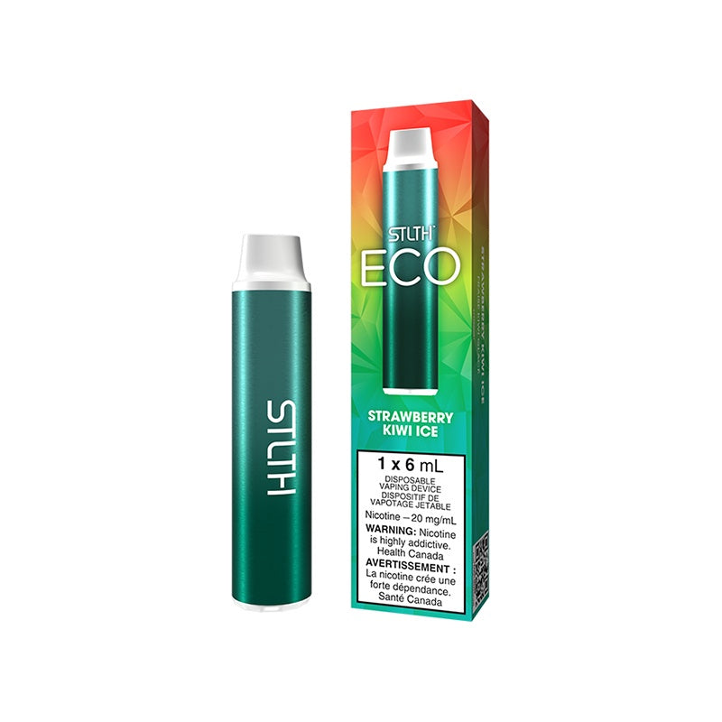 Strawberry Kiwi Ice - STLTH Eco Disposable Vape (6mL)