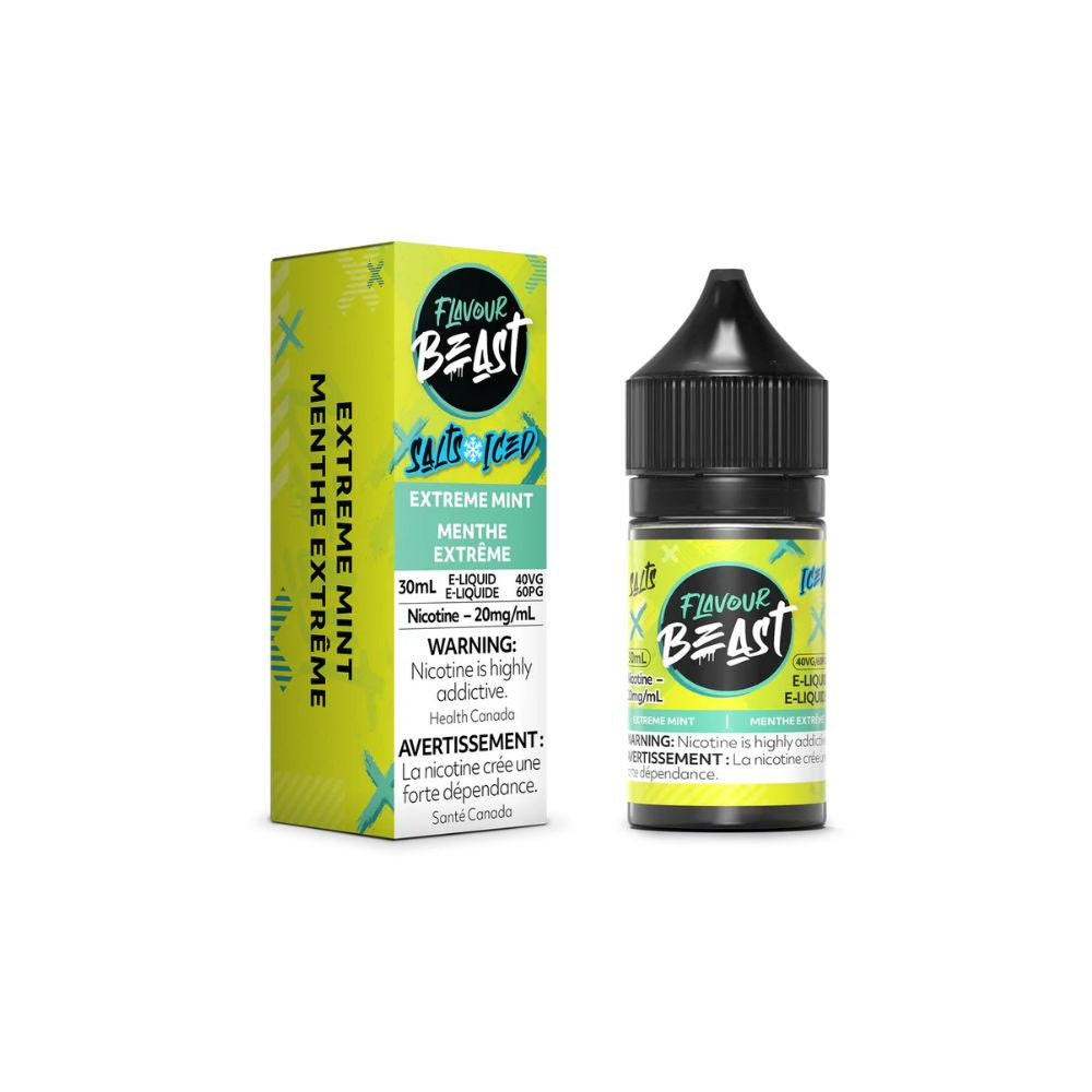 Flavour Beast ICE Salt Nic Vape Juice - Extreme Mint (60ml)