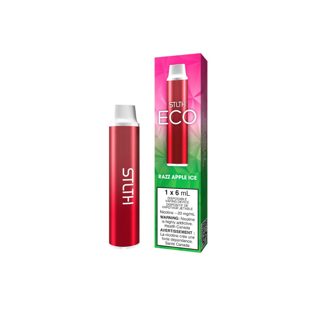 Razz Apple Ice - STLTH Eco Disposable Vape (6mL)