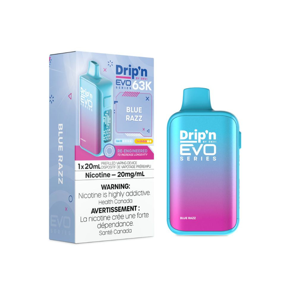 Drip'n by Envi EVO 63K Disposable - Blue Razz (20MG)