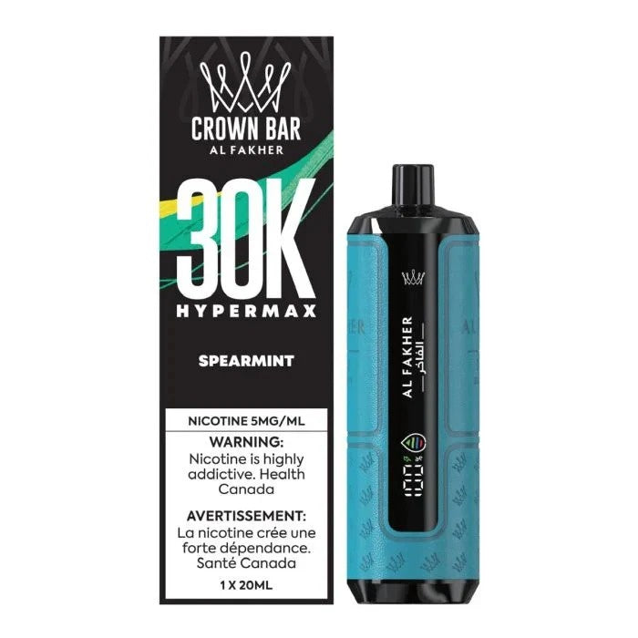 Al Fakher Crown Bar 30k HyperMax Disposable Vape - Spearmint