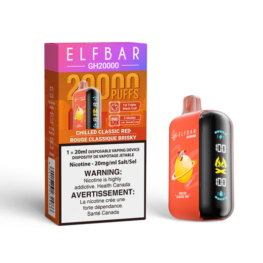 Elf Bar GH20000 Disposable Vape - Chilled Classic Red