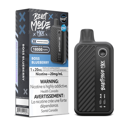 Flavour Beast Beast Mode Max 18K Disposable Vape - Boss Blueberry Iced