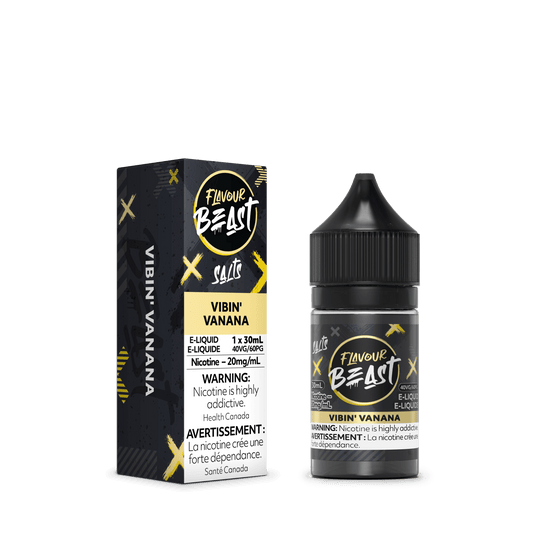 Flavour Beast Vape Juice Salt Nic - Vibin Vanana (30mL)