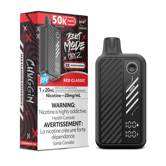 Flavour Beast Beast Mode Max 2 50K Disposable Vape - Red Classic