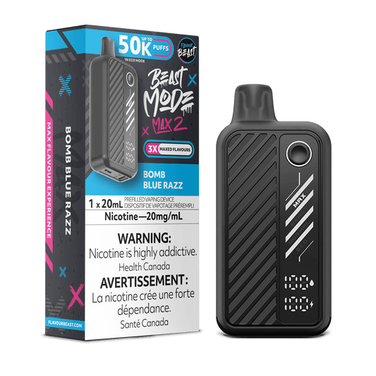 Flavour Beast Beast Mode Max 2 50K Disposable Vape - Bomb Blue Razz