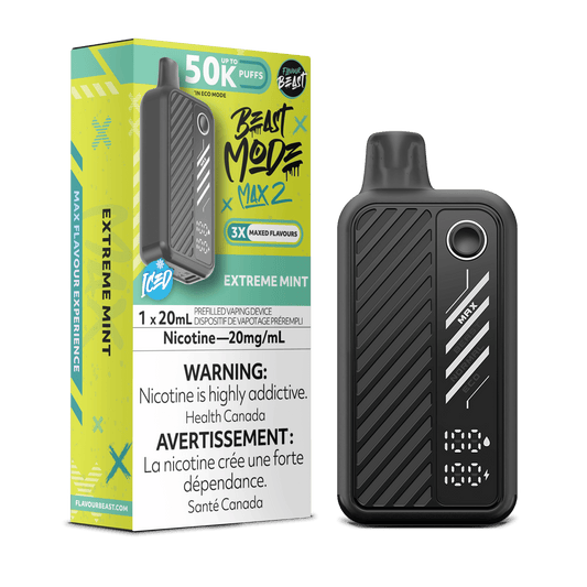 Flavour Beast Beast Mode Max 2 50K Disposable Vape – Extreme Mint