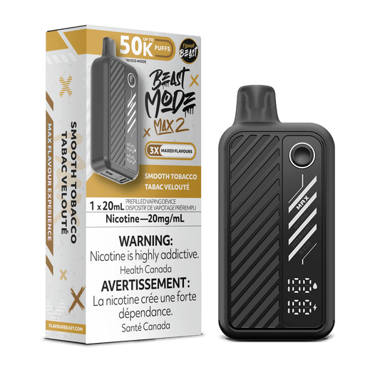 Flavour Beast Beast Mode Max 2 50K Disposable Vape - Smooth  tobacco