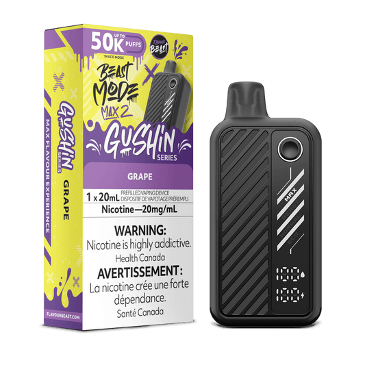 Flavour Beast Beast Mode Max 2 50K Disposable Vape - Gushin  Grape