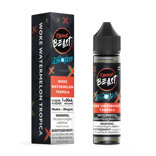 Flavour Beast Salt Nic Vape Juice - Woke Watermelon Tropica (60ml)