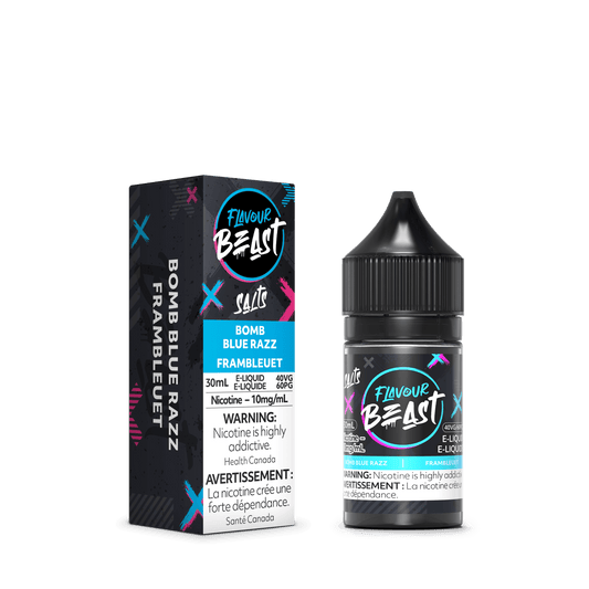 Flavour Beast Salt Nic Vape Juice - Bomb Blue Razz (30ml)