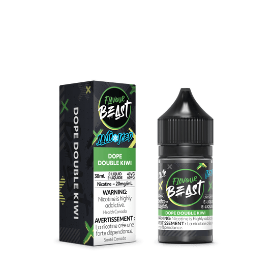 Flavour Beast ICE Salt Nic Vape Juice - Dope Double Kiwi (30ml)