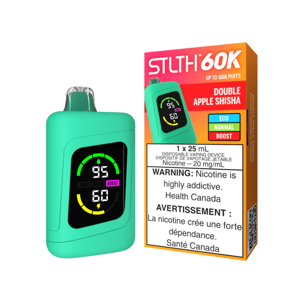 STLTH 60K Disposable Vape (25mL) - Double Apple Shisha