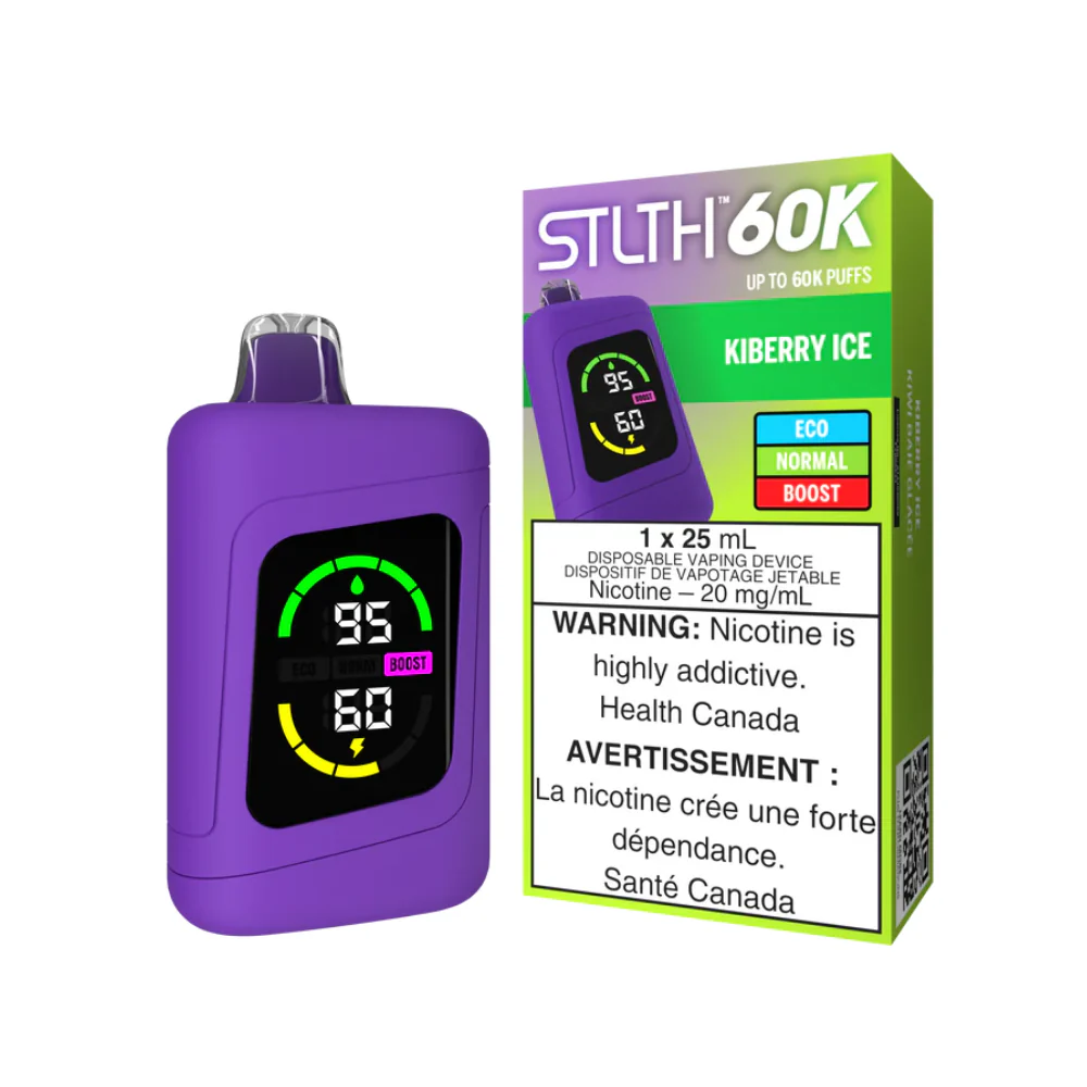 STLTH 60K Disposable Vape (25mL) - Kiberry Ice