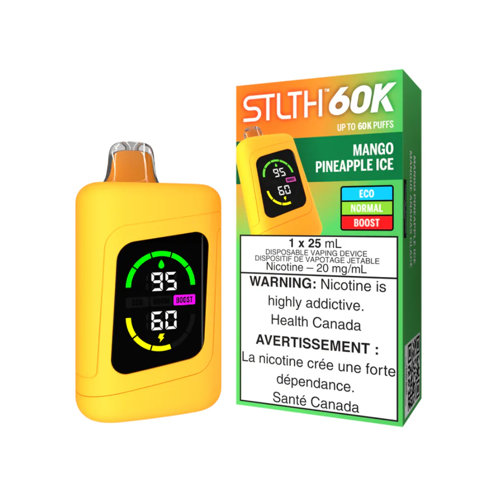 STLTH 60K Disposable Vape (25mL) - Mango Pineapple Ice