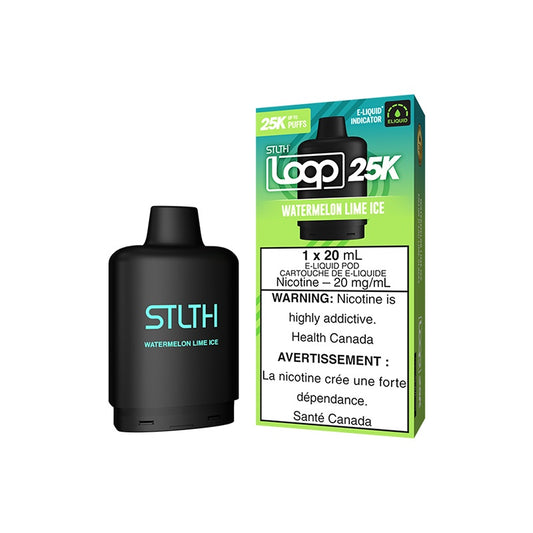 STLTH 25k Loop Pre-filled Vape Pod - Watermelon Lime Ice