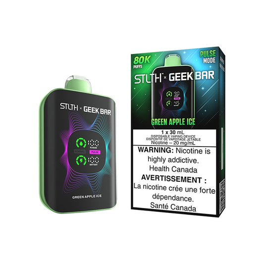 STLTH x Geek Bar 80K  Disposable Vape - Green Apple Ice