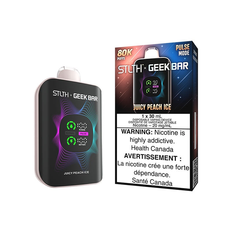 STLTH x Geek Bar 80K  Disposable vape - Juicy Peach Ice