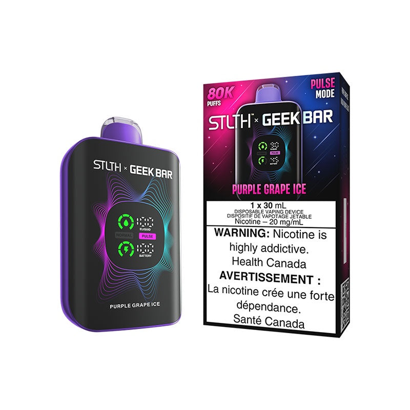 STLTH x Geek Bar 80K  Disposable vape - Purple Grape Ice