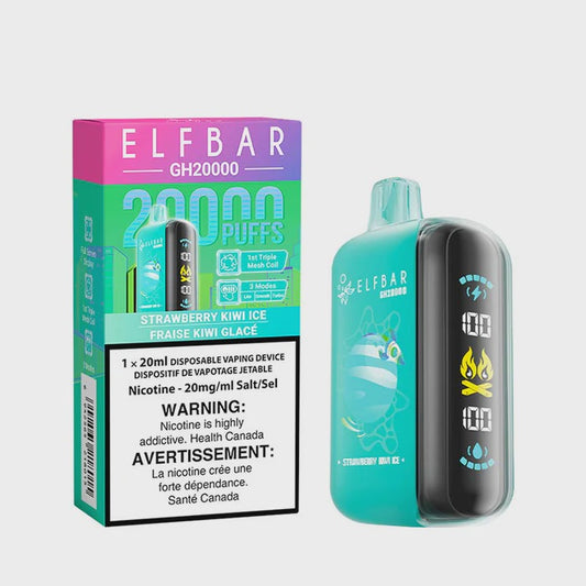 Elf Bar GH20000 Disposable Vape  - Strawberry Kiwi Ice