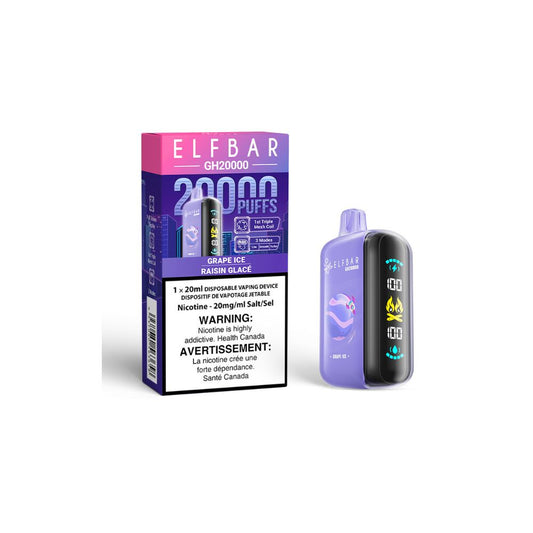 Elf Bar GH20000 Disposable Vape  - Grape Ice