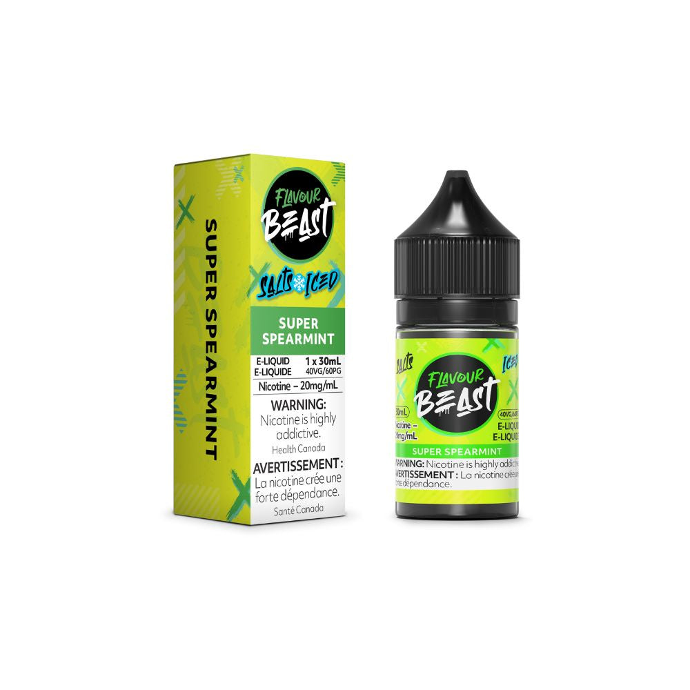 Flavour Beast ICE Salt Nic Vape Juice - Super Spearmint (30ml)