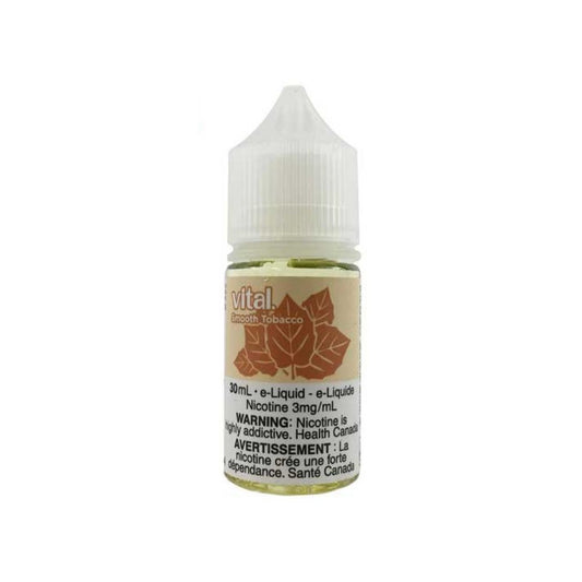 Vital Free Base Nic Vape Juice - Smooth Tobacco (30ml)