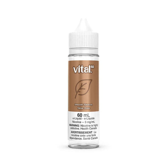 Vital Free Base Nic Vape Juice - Smooth Tobacco (60ml)
