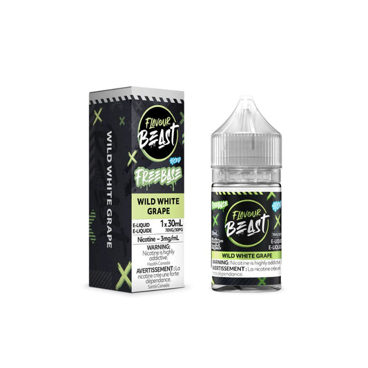Flavour Beast ICE Freebase Vape Juice - Wild White Grape (30ml)