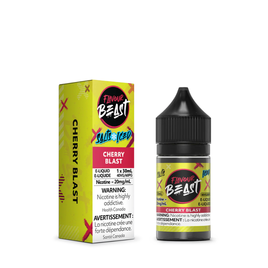 Flavour Beast ICE Salt Nic Vape Juice - Cherry Blast (30ml)