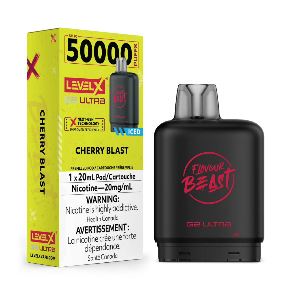 Level X Flavour Beast G2 Ultra 50K Vape Pod - Cherry Blast