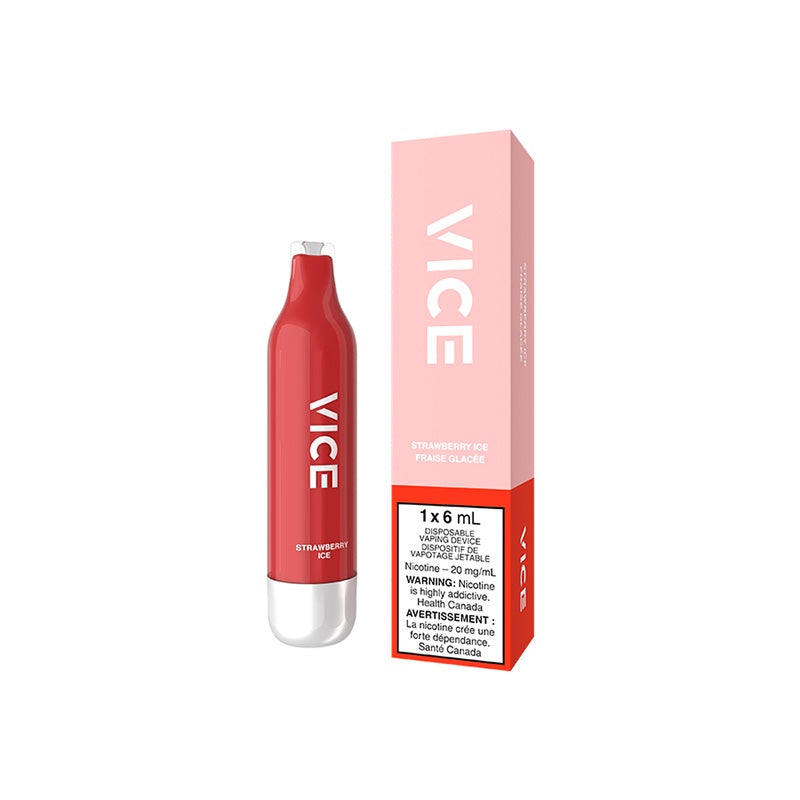 Vice 2500 Disposable Vape - Strawberry Ice