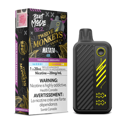 Flavour Beast Mode Max 2 Twelve Monkey Disposable Vape - Matata Iced