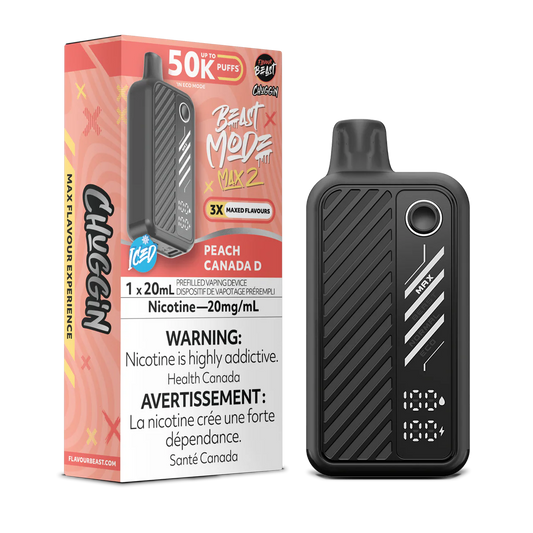 Flavour Beast Beast Mode Max 2 50K Disposable Vape - Peach Canada D