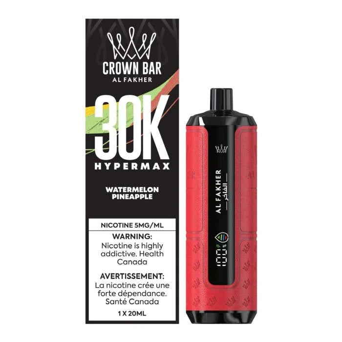 Al Fakher Crown Bar 30k HyperMax Disposable Vape - Watermelon Pineapple