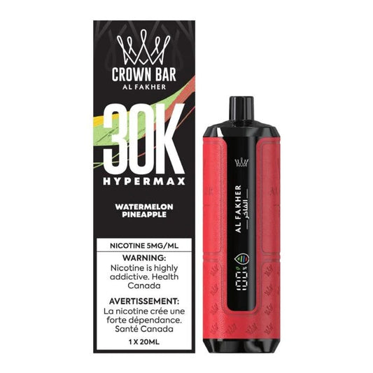Al Fakher Crown Bar 30k HyperMax Disposable Vape - Watermelon Pineapple